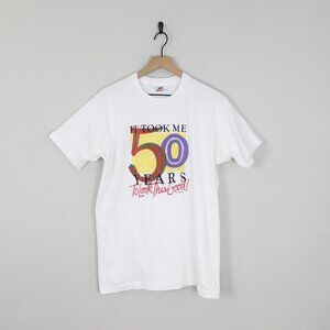 Vintage Funny 50th Birthday Graphic T-Shirt, XL, Birthday shirt